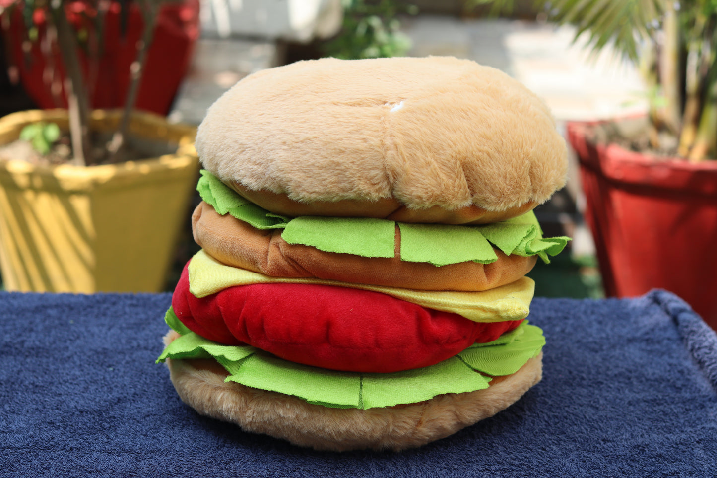 Burger Plushy Soft Toy