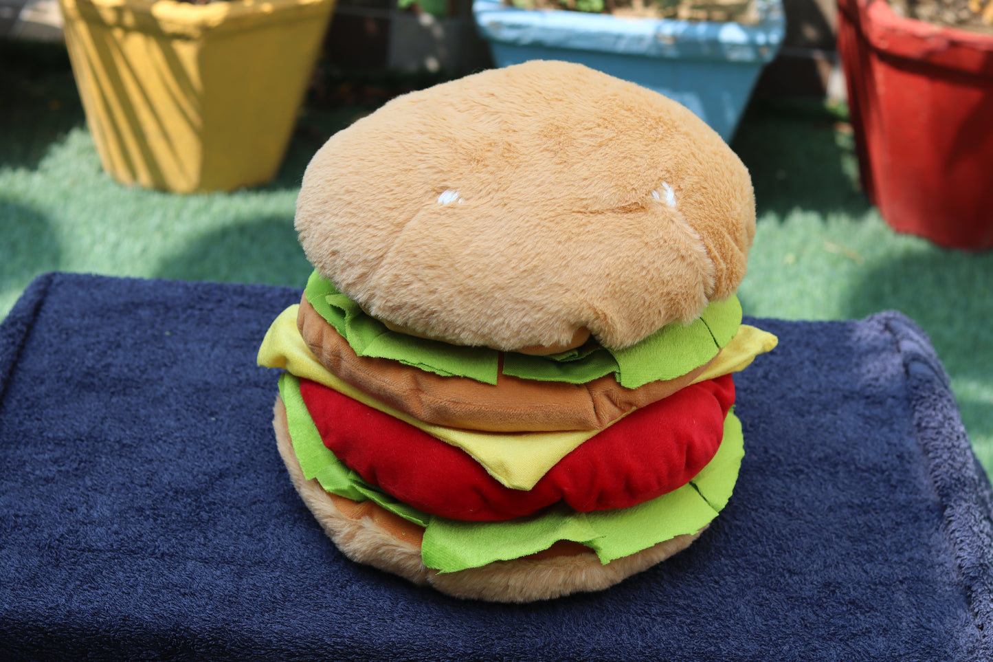 Burger Plushy Soft Toy