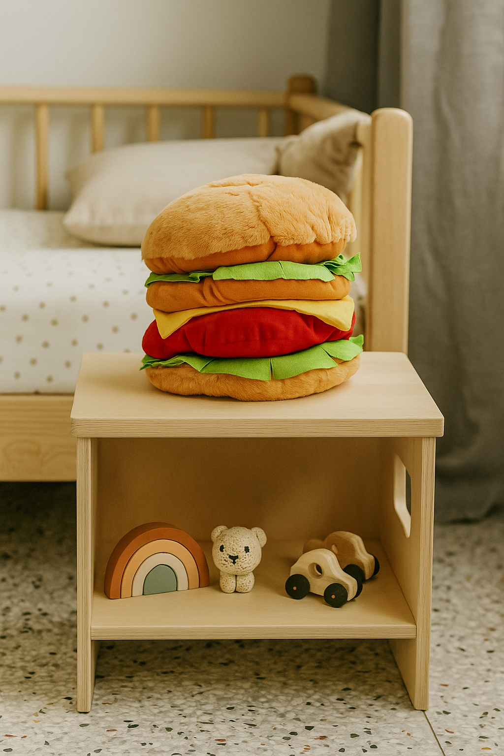 Burger  Plushy Soft Toy